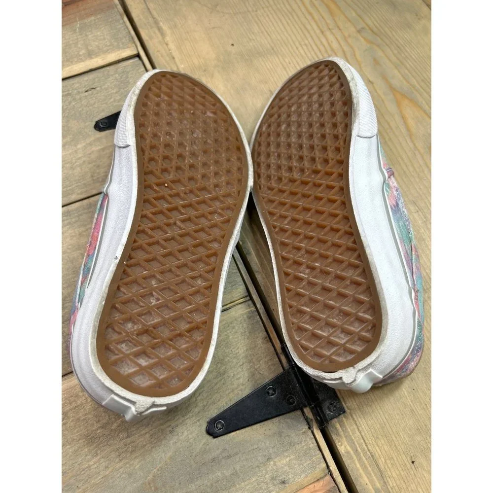 Vans Off The Wall Womens Slip On Sneakers Tie Dye Shoes US7.5 EU38 - Picture 7 of 8